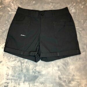 Eddie Bauer Women's Gray Cuffed Shorts Size 12